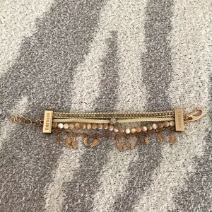 Victoria Emerson Earth Tones Boho Beaded Wrap Bracelet